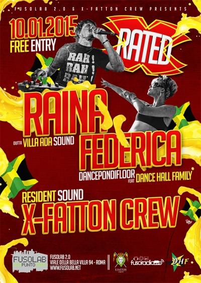 X RATED DANCEHALL YARD - Sabato 10 Gennaio