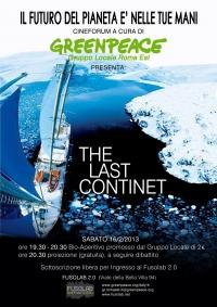 Proiezione THE LAST CONTINENT di Jean Lemire
