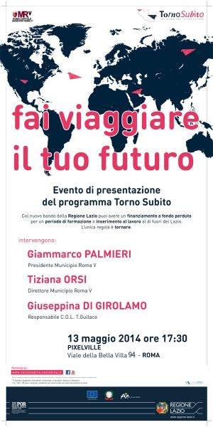 Torno subito tour: presentazione bando Regione Lazio