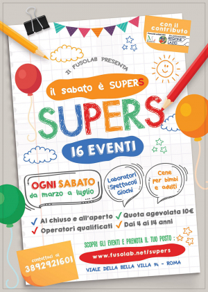 SuperS - eventi per bambini e ragazzi - Aprile 2022
