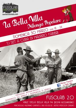 La Bella Villa – Milonga Popolare - 30 Marzo