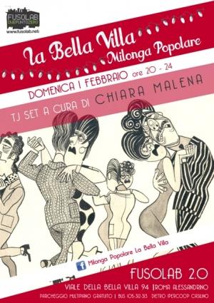 La Bella Villa – Milonga Popolare - Domenica 1 Febbraio 2015