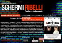 Schermi Ribelli - Proiezione "W ZAPPATORE" - Venerdì 15 Marzo