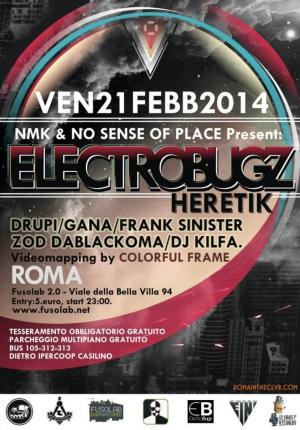 NMK &amp; No Sense Of Place presentano ELECTROBUGZ