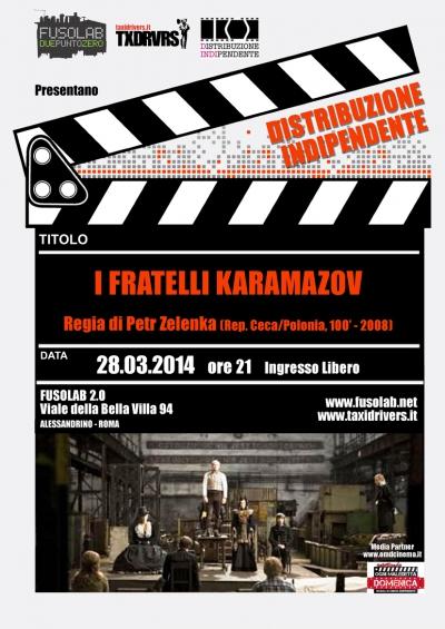 Proiezione "I fratelli Karamazov"