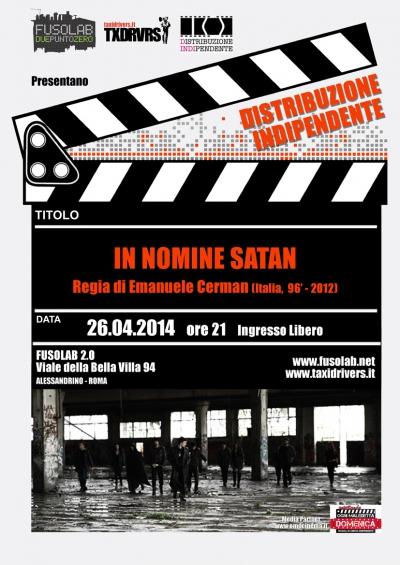 Proiezione "In nomine satan"