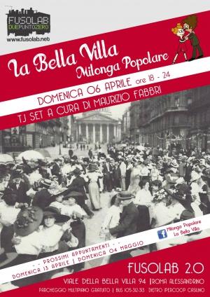 La Bella Villa – Milonga Popolare - 6 Aprile