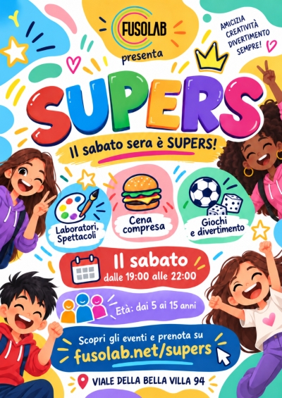 SuperS - eventi per bambin* e ragazz* - Ottobre 2026